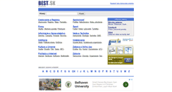 Desktop Screenshot of best.sk